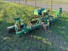 Ransomes tractor mounted cylinder mower. NB: No VAT