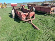Massey Ferguson rear discharge manure spreader