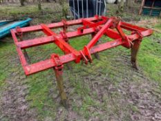 Massey Ferguson 7 leg 8ft superflow cultivator, linkage mounted NB: Manual in office