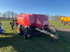 New Holland D710 baler (makes 80cm wide 50cm high bale) with 2 bale sledge