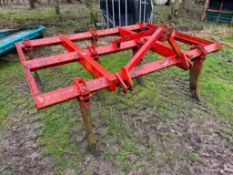Massey Ferguson 7 leg 8ft superflow cultivator, linkage mounted