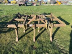 Bomford 2.5m superflow cultivator, 10 leg