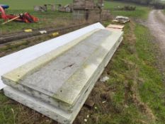 2No. Concrete Panels - (South Yorkshire)