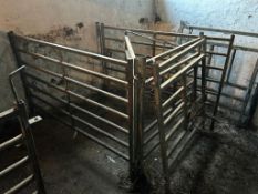 Qty Galvanised Pen Sections - (Lincolnshire)