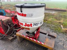 2011 Stocks AG Fan Jet Pro 130 applicator. Serial No: 110182. Control box in office