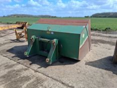 1995 Suton ELCS100 2t tip toe bucket with Volvo industrial attachments. Serial No: 10631