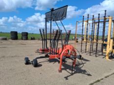 2018 Kubota RA1546 single rotor hay rake