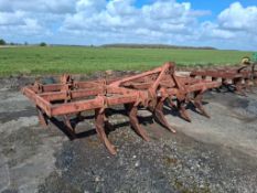 Massey Ferguson Superflow 17 leg chisel plough 15ft, linkage mounted