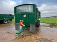 2017 Bailey 18t grain trailer, sprung drawbar, air brakes, hydraulic brakes, rear drawbar, rollover