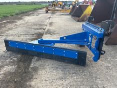 2019 Harbrook Engineering UP2500 silage pusher, manual adjusting with Q-fit attachments. Serial No: