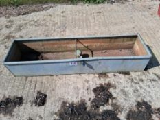 Galvanised water trough