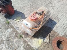 Seaflow 100l spray tank with 12v pump and lance