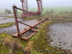 Lifting jib,tine mounted