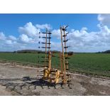 2019 Claydon Terrablade 6m inter-row hoe front mounted, hydraulic folding. Serial No: TB0026