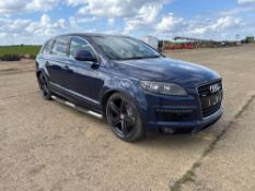 2007 Audi Q7, 3.0l diesel, blue. Reg No: R5 NBK. MOT: Expired 7th June 2023. Currently SORN NB: No V
