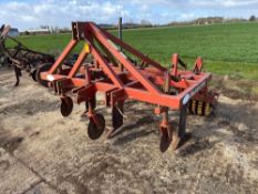 2008 Opico WBG-3 sward lifter, 3 leg subsoiler with G�ttler prism roller press wheels. Serial No: 63