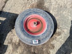 Single BKT 7.50-16 wheel and tyre