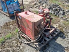 Lister diesel engine, hydraulic driven pump and oil reservoir