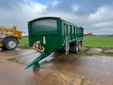 2023 Bailey TB2 18t grain trailer, sprung drawbar, air brakes, hydraulic brakes, WABCO LSV, rollover