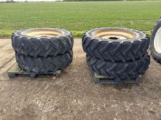 Set Continental 380/85R34 wheels and tyres to suit Knight sprayer