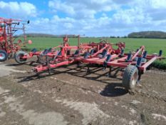 2007 Simba Horsch Terrano 8FG, hydraulic folding, 25 legs with rear following tines, trailed. Serial