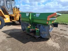 2006 Amazone ZAM 1200 twin disc fertiliser spreader with border control and S500 & L1000 hopper exte