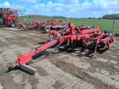 Sumo Trio 3.5 with 6 subsoiler legs to twin discs and rear packer, trailed. Serial No: 11293