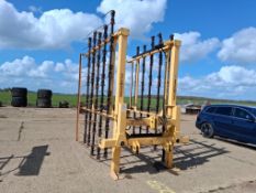 Claydon straw rake 7m, linkage mounted