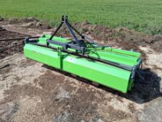 2003 Bema Agrar hydraulic driven yard brush, linkage mounted. Serial No: 03104084