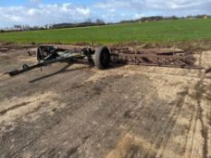 Chain harrows 30ft, hydraulic folding, trailed