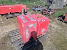 2No lorry oil tipping tanks