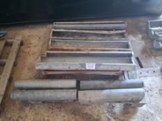 Quantity galvanised poultry feeders