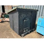 Wooden chicken coop