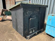 Wooden chicken coop