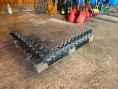 Quantity rubber matting