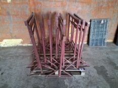 10No metal workshop trestles