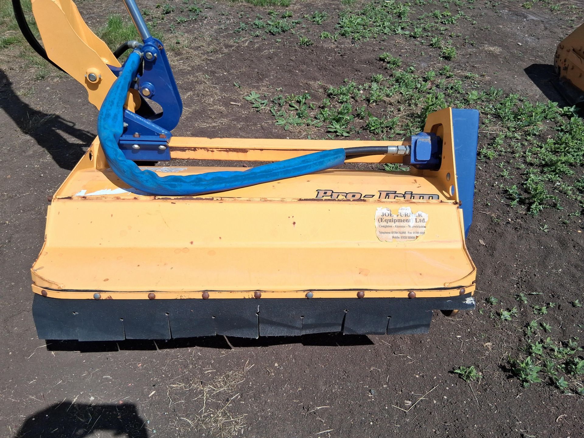 2012 Bomford Kestrel E hedge cutter with Bomford Pro Trim 1.2m flail, manual lever control. Model No - Image 18 of 20