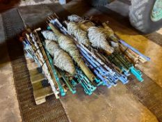 Quantity electric fencing wire, stakes and energisers