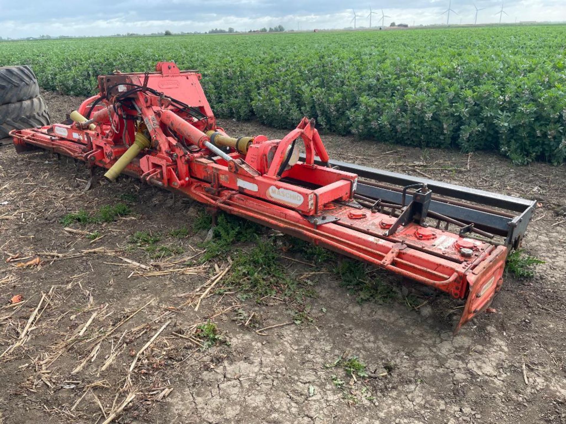 Maschio 6m hydraulic folding power harrow with rear spiral roller - Image 2 of 4