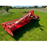 2000 Kuhn HR4003D 4m power harrow with rear tooth packer and rear linkage framework. Serial No: A166