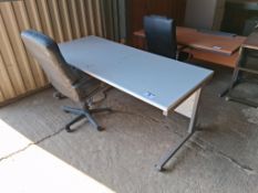 Office desk and chair