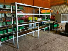 9ft metal shelving unit