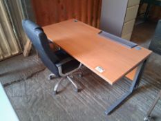 Office desk and chair