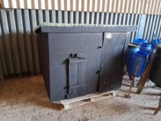Wooden chicken coop