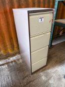 Bisley 4 drawer office filing cabinet