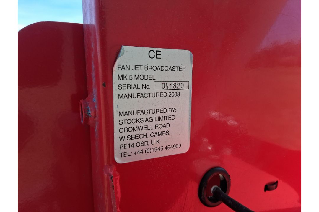 2008 Stocks FanJet 65 pelleter. Serial No: 041820 ​​​​​​​NB: Manual in Office - Image 8 of 11