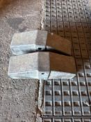 2No bolt on tractor weights