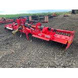 Maschio Rapido 6m hydraulic folding power harrow with rear tooth packer and quick release tines