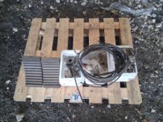 Quantity implement depth spacers and wheel chogs