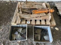 6No Simba Flatliner Prolift legs, tines and wearing metal